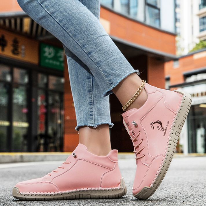 🎉Women's Non-slip Handmade Leather Orthopedic Shoes