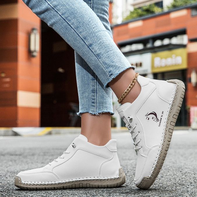 🎉Women's Non-slip Handmade Leather Orthopedic Shoes
