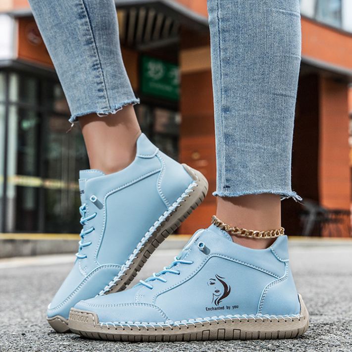 🎉Women's Non-slip Handmade Leather Orthopedic Shoes