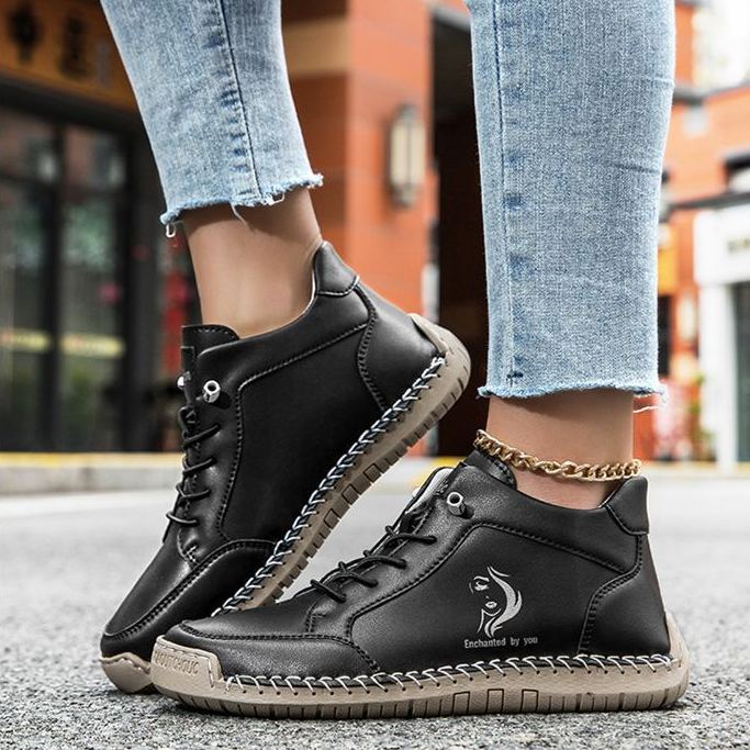 🎉Women's Non-slip Handmade Leather Orthopedic Shoes