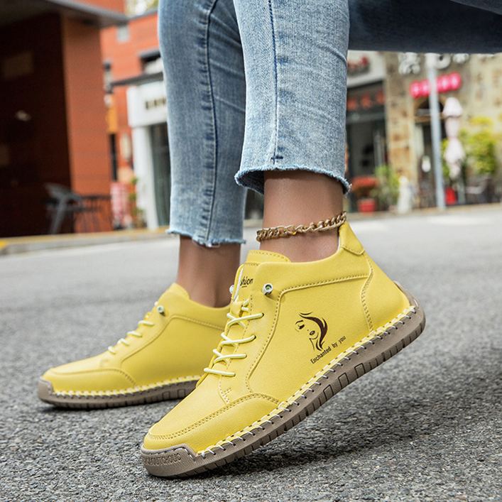 🎉Women's Non-slip Handmade Leather Orthopedic Shoes