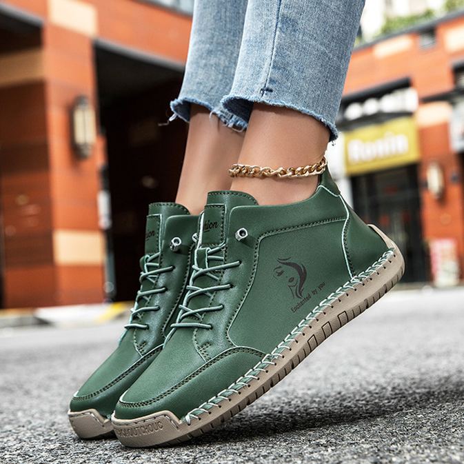 🎉Women's Non-slip Handmade Leather Orthopedic Shoes