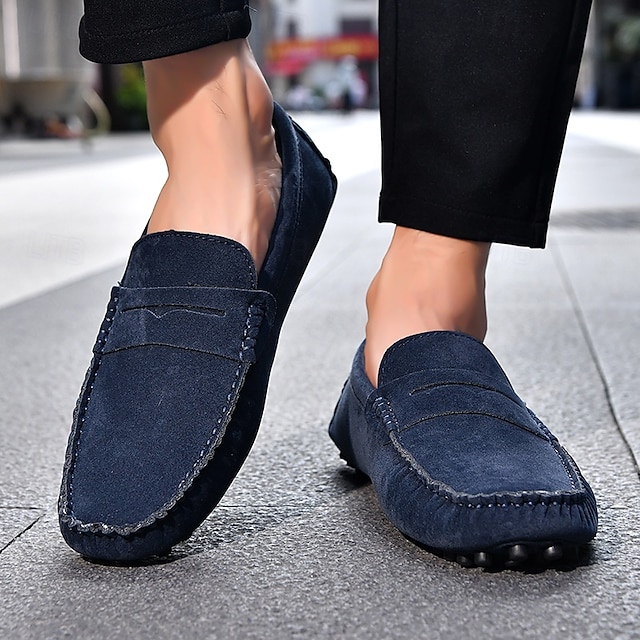 Men's Yellow Loafers Lightweight Slip-On Driving Moccasins Casual Fashion Shoes for Summer Travel, Beach Outings, Parties and Everyday Style