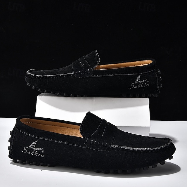Men's Yellow Loafers Lightweight Slip-On Driving Moccasins Casual Fashion Shoes for Summer Travel, Beach Outings, Parties and Everyday Style