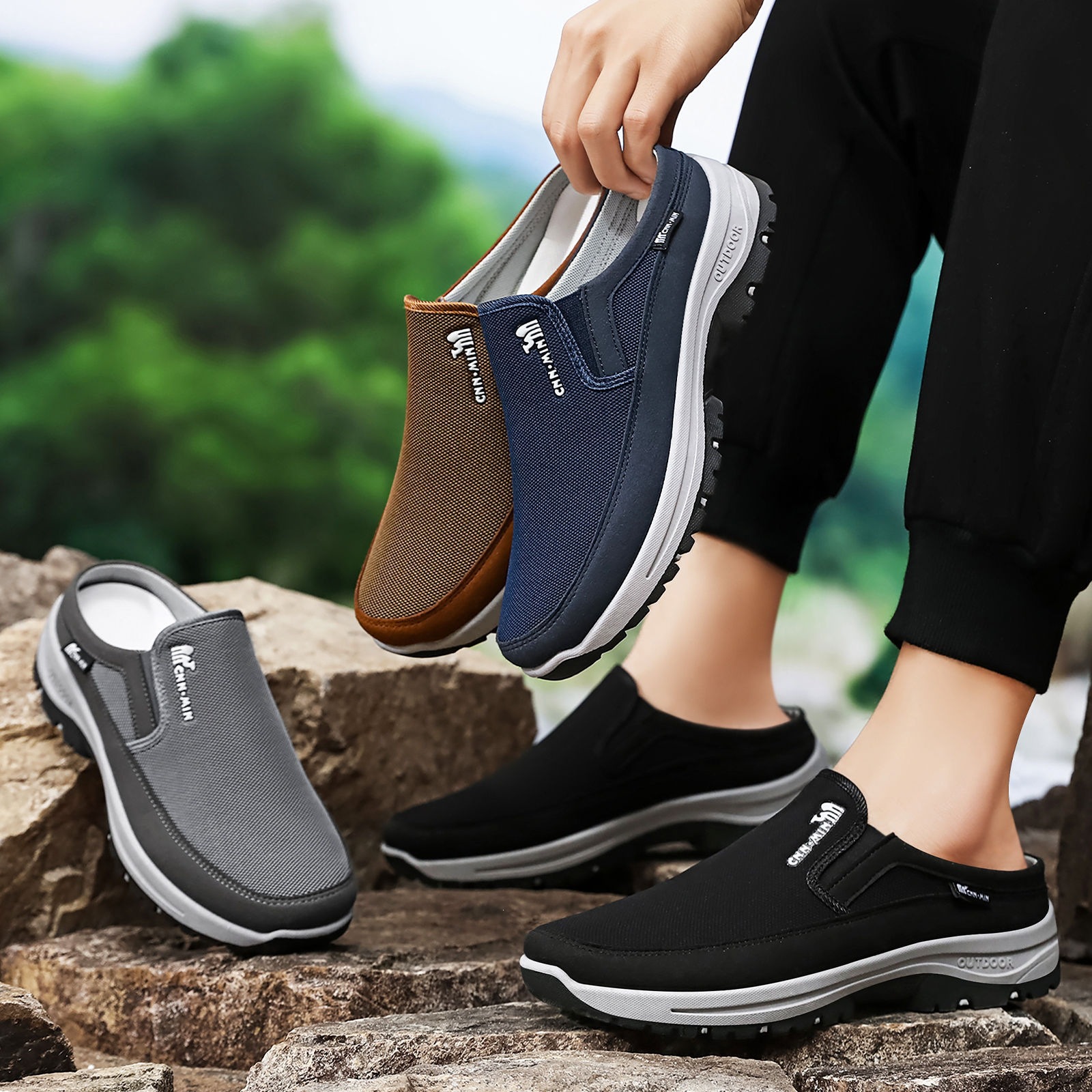 🔥New Arrivals Sale: 70% OFF💥 - Men's Arch Support & Breathable and Light & Slip-On Soft-Soled, Comfortable, Orthopedic Walking Shoes