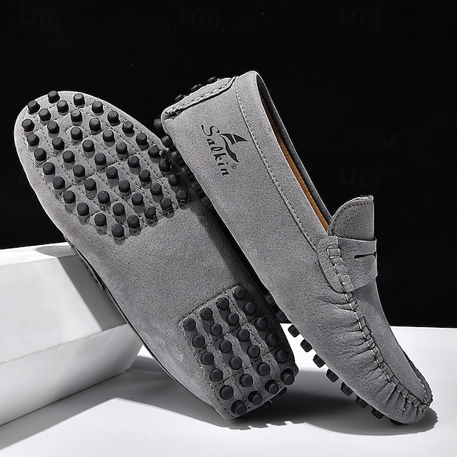 Men's Yellow Loafers Lightweight Slip-On Driving Moccasins Casual Fashion Shoes for Summer Travel, Beach Outings, Parties and Everyday Style