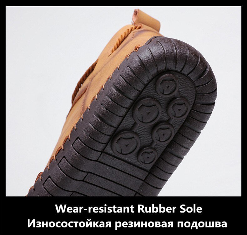 Men's Warm Plush Outdoor Boots