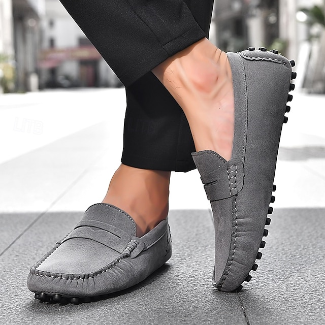 Men's Yellow Loafers Lightweight Slip-On Driving Moccasins Casual Fashion Shoes for Summer Travel, Beach Outings, Parties and Everyday Style