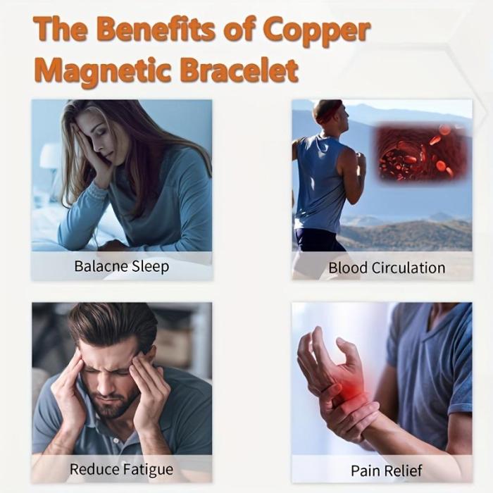 🎁Limited-time Offer for 2026 – Celebrate with 70% OFF! - Copper Magnetic Power - Boost Circulation, Banish Fatigue