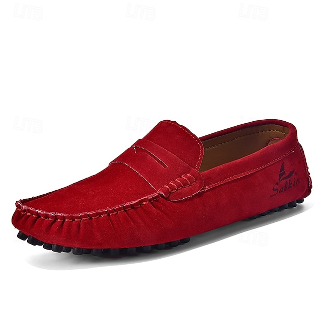 Men's Yellow Loafers Lightweight Slip-On Driving Moccasins Casual Fashion Shoes for Summer Travel, Beach Outings, Parties and Everyday Style