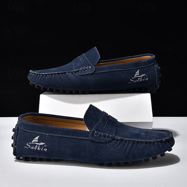 Men's Yellow Loafers Lightweight Slip-On Driving Moccasins Casual Fashion Shoes for Summer Travel, Beach Outings, Parties and Everyday Style