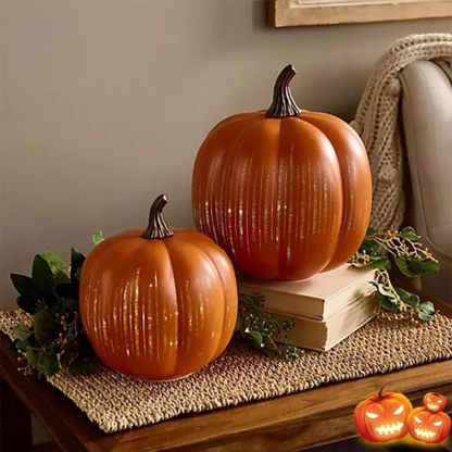 Halloween Twinkle Light Pumpkins