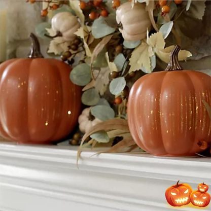 Halloween Twinkle Light Pumpkins