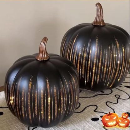 Halloween Twinkle Light Pumpkins