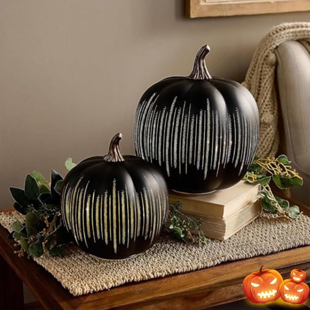 Halloween Twinkle Light Pumpkins