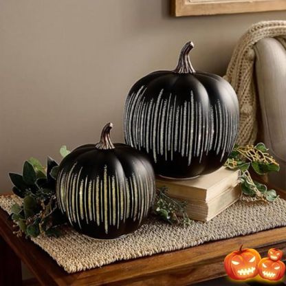 Halloween Twinkle Light Pumpkins