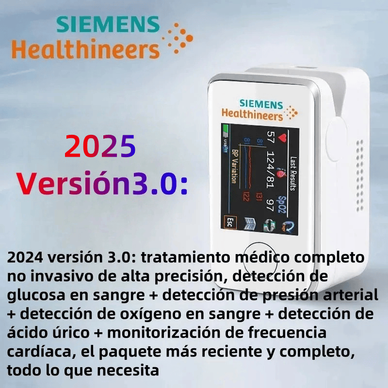 ✨Innovación en tecnología de investigación médica: producto más vendido en 2024: medidor de glucosa en sangre portátil, indoloro y no invasivo de Siemens, multifuncional para proteger la salud💖