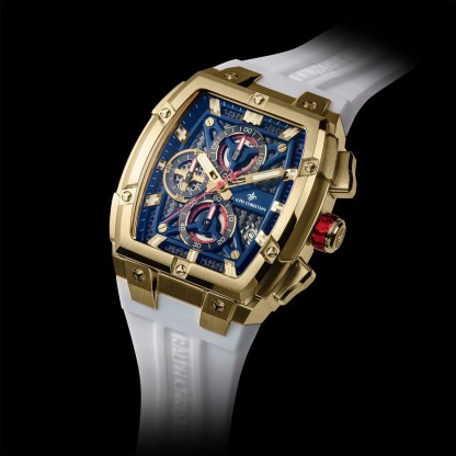 Polaris Chrono – Елегантен мъжки хронограф – Ледено бяло