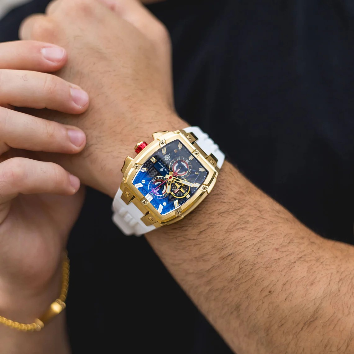 Polaris Chrono – Елегантен мъжки хронограф – Ледено бяло