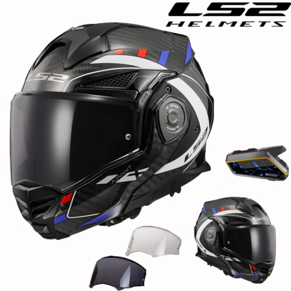 Capacete LS2 Capacete leve em fibra de carbono FF901 ADVANT X+/ECE 22.06-P/J
