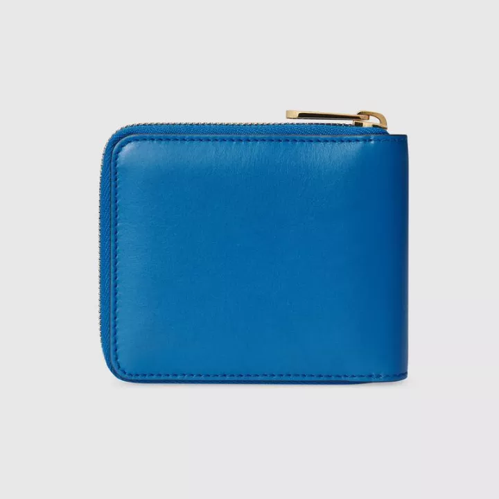 Interlocking Double G Full Zip Wallet