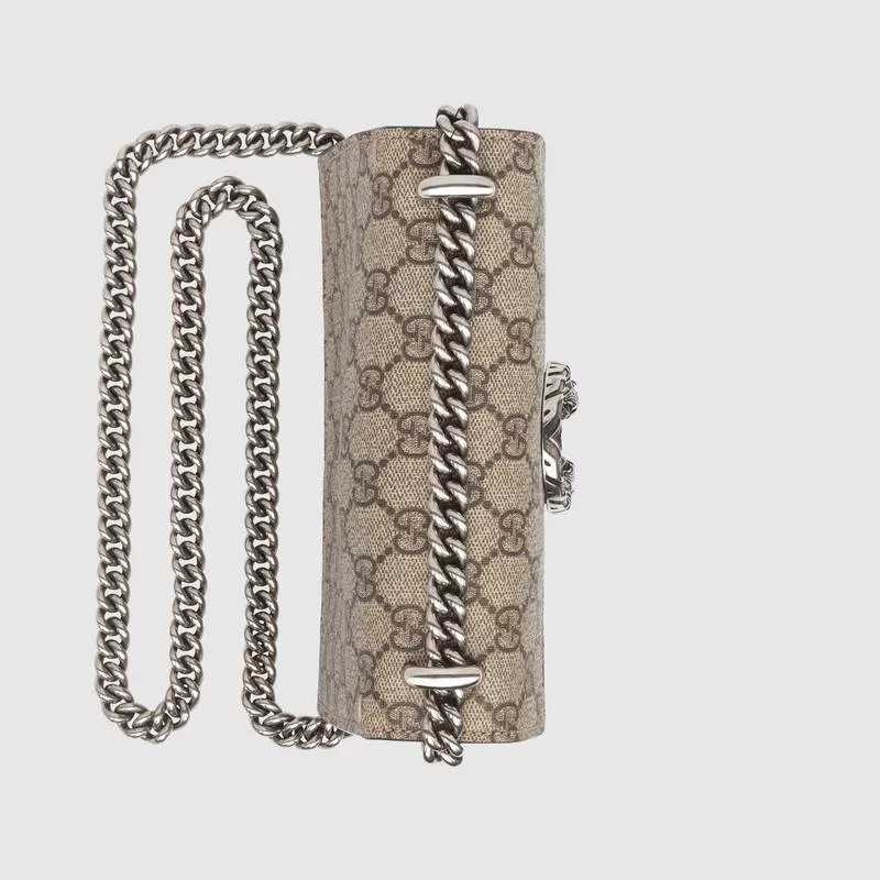 Dionysus Series GG Supreme Canvas Shoulder Bag