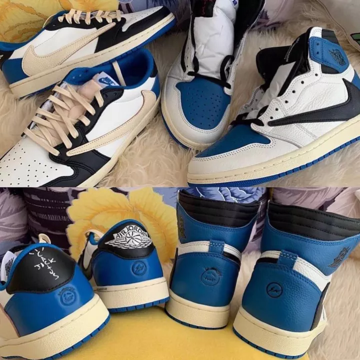 [Direct delivery genuine product guarantee from overseas staff! ] Japan unreleased model] TRAVIS SCOTT X FRAGMENT DESIGN X AIR JORDAN 1 LOW DM7866-140 [Free shipping cash on delivery]