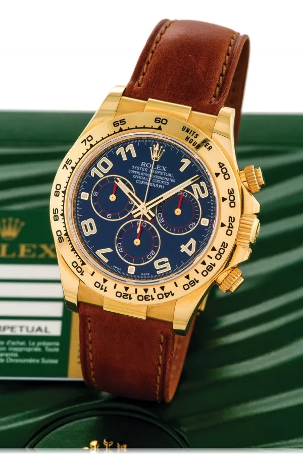 Rolex Cosmograph Daytona Series 116518 Blue Disc Watches