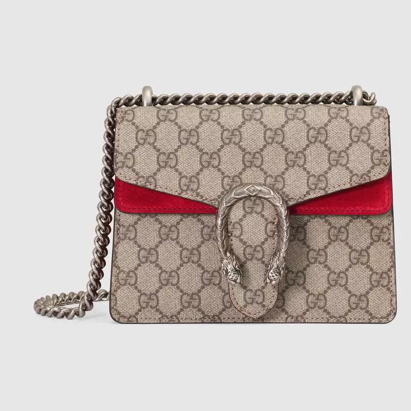 Dionysus Series GG Supreme Canvas Mini Shoulder Bag
