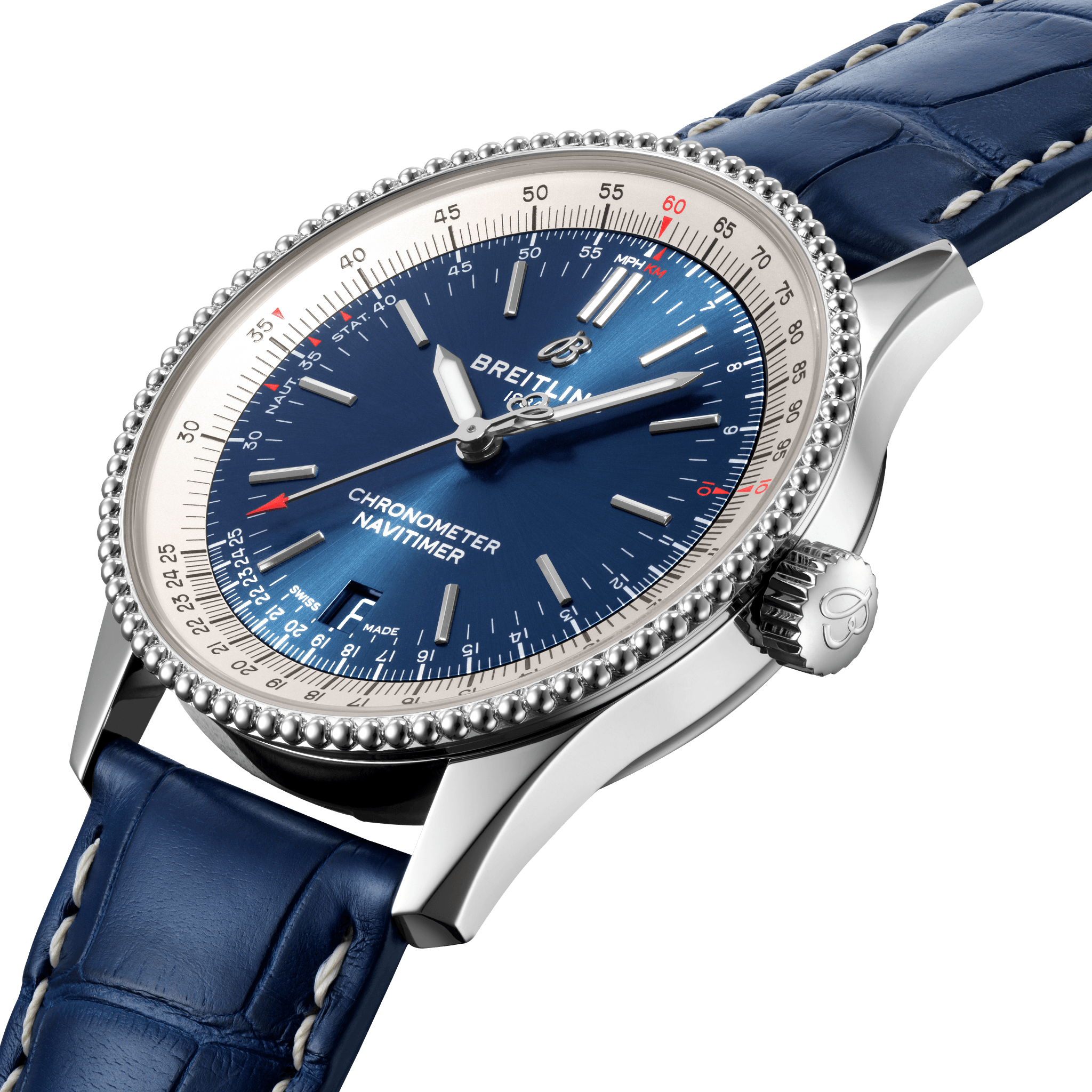 Navitimer Automatic 38 - Stainless steel - Blue A17325211C1P1