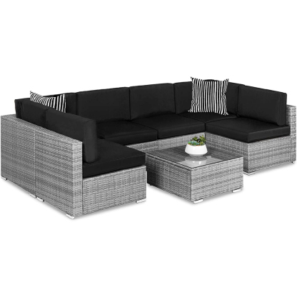 7-Piece Modular Outdoor Sofa Set