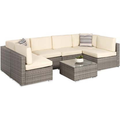 7-Piece Modular Outdoor Sofa Set