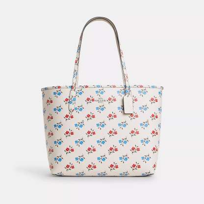 Coathtch Tote Bag With Floral Print