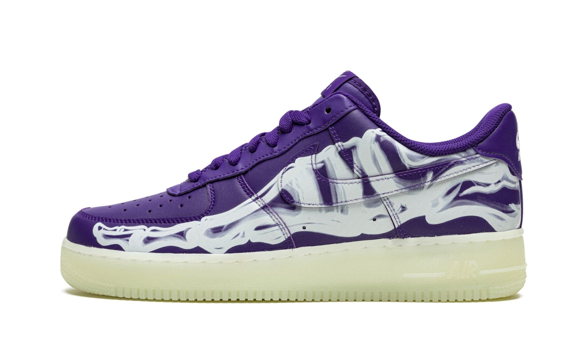 1 Low 7 QS ��Purple Skeleton Halloween