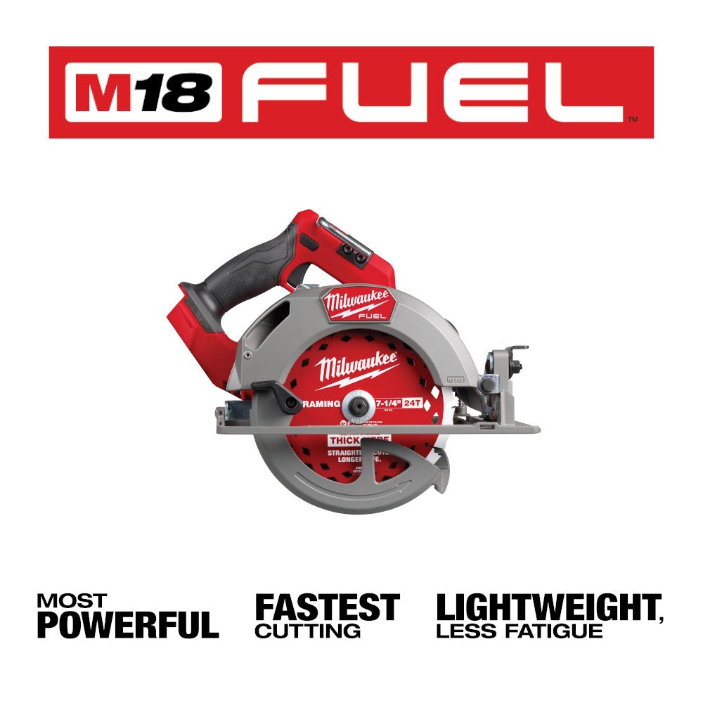 M18 FUEL 18V 7-1/4" Cordless Circular Saw - Bare Tool