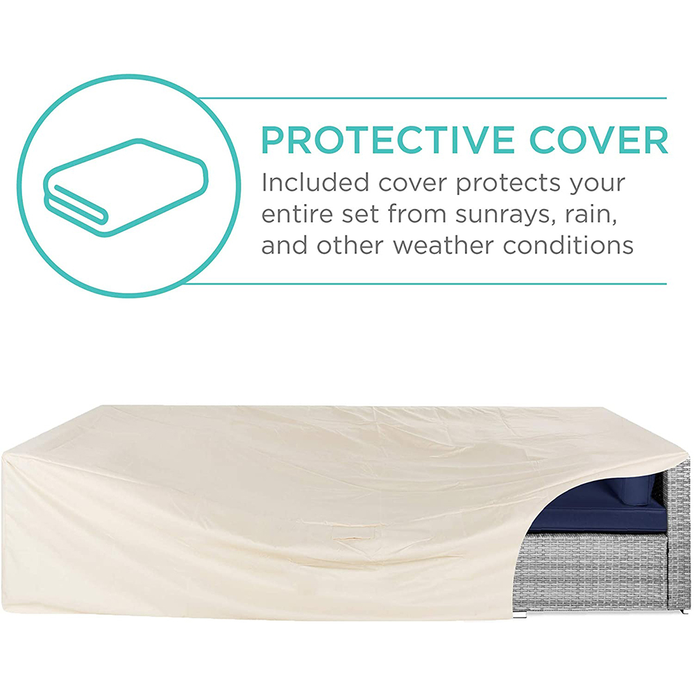 7-Piece Modular Outdoor Sofa Set