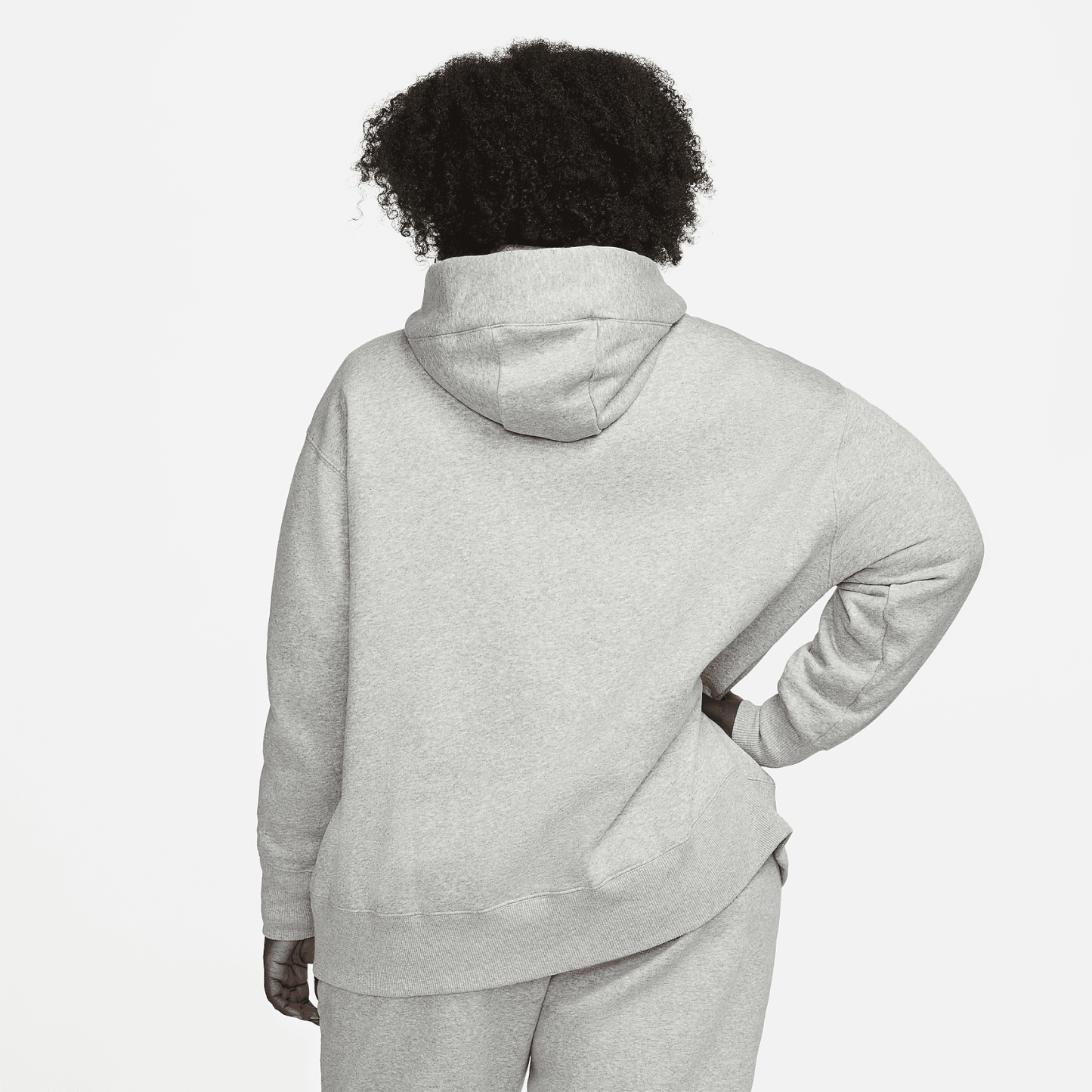 Sportswear Fleece - Women's Oversized Full-Zip Hoodie (Plus Size)