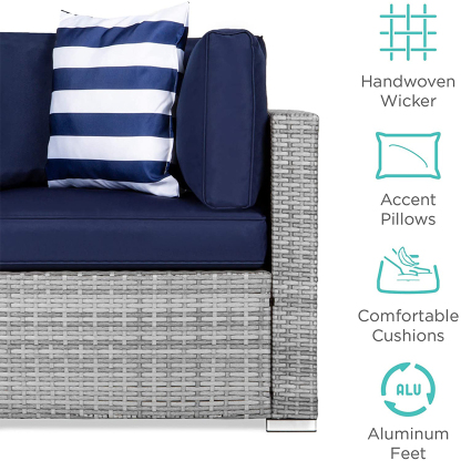 7-Piece Modular Outdoor Sofa Set