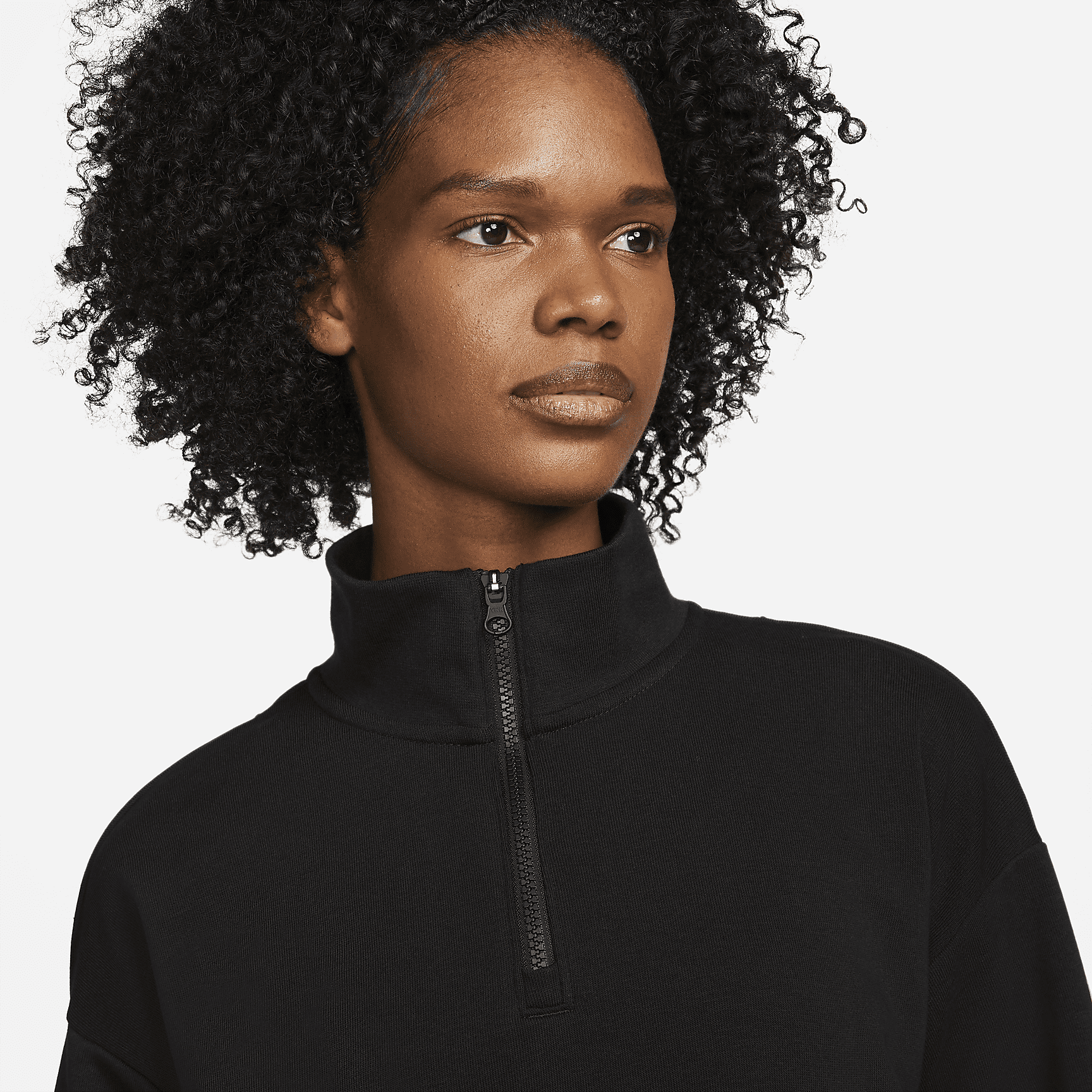 Women's 1/4 Zip Basketball Sweatshirt