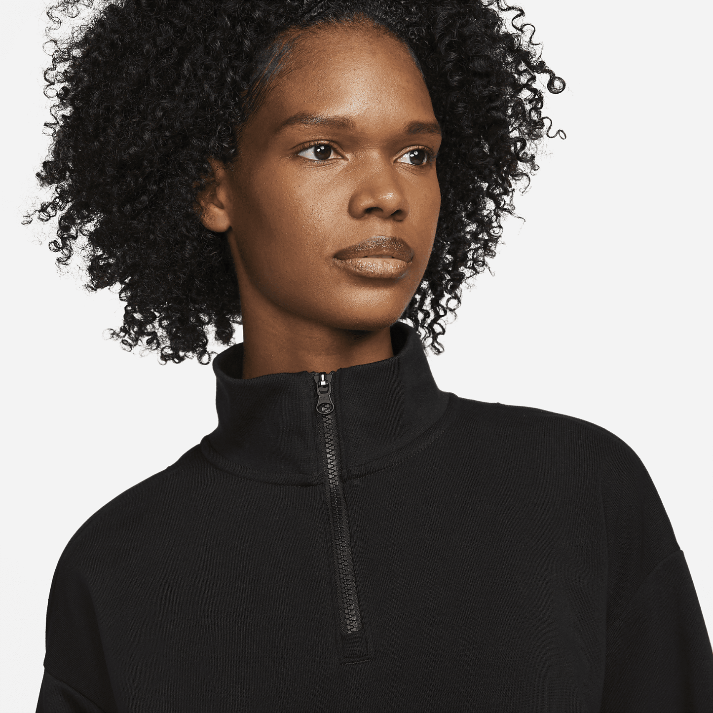 Women's 1/4 Zip Basketball Sweatshirt
