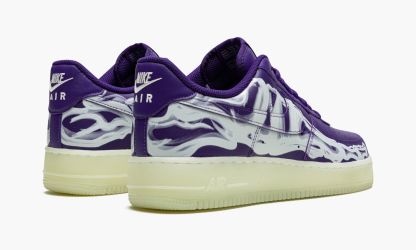 1 Low 7 QS ��Purple Skeleton Halloween
