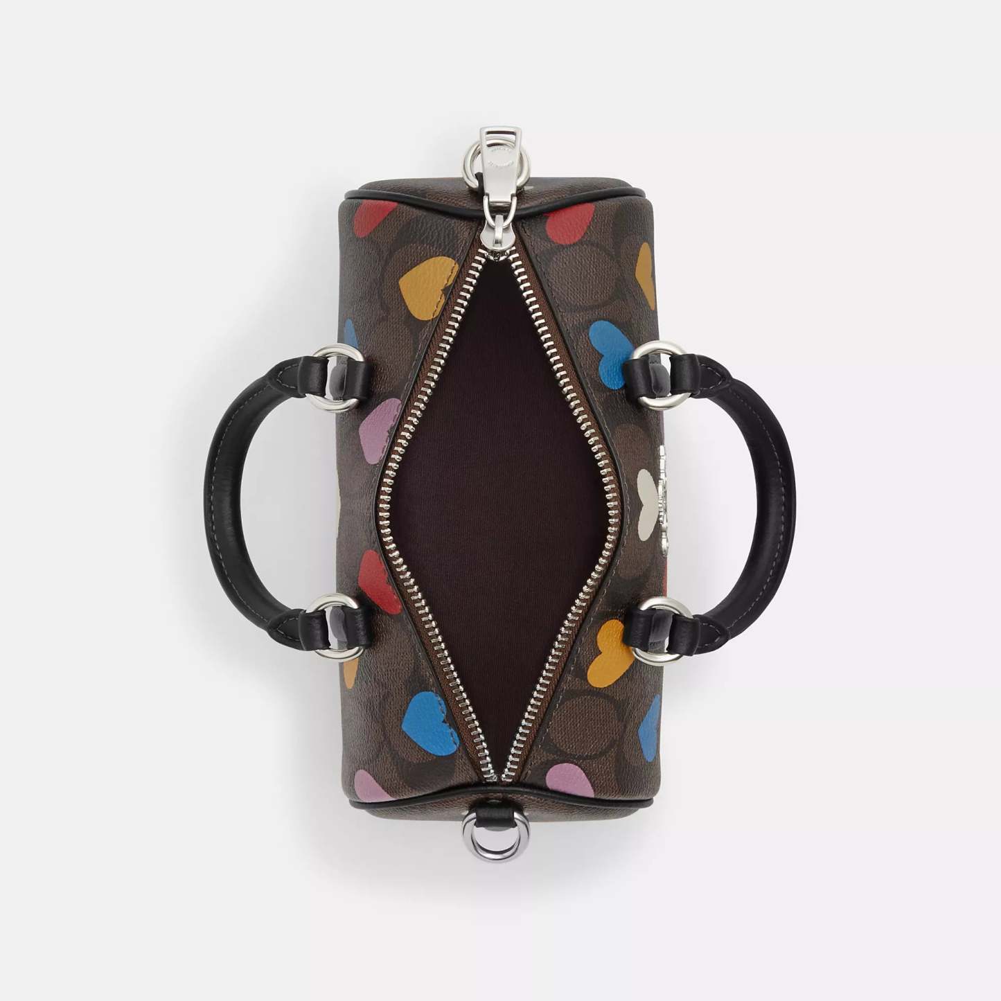 Coathtch  Lacey Crossbody In Signature Canvas With Heart Print