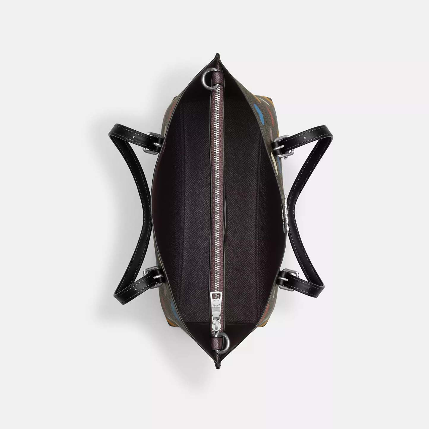 Coathtch  Mollie Tote 25 In Signature Canvas With Heart Print