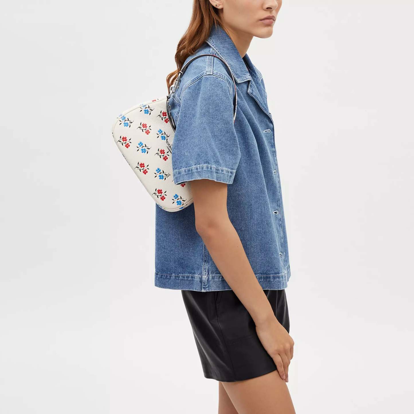 Coathtch Shoulder Bag With Floral Print