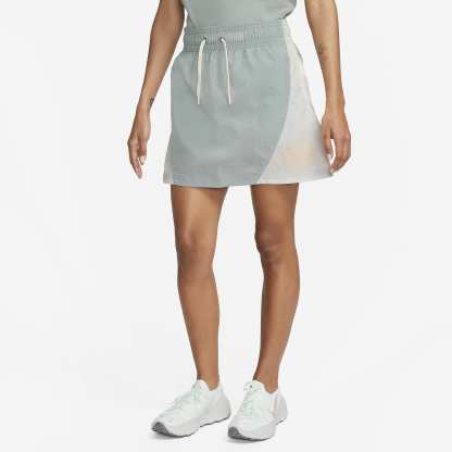 Women's High-Waisted Woven Mini Skirt