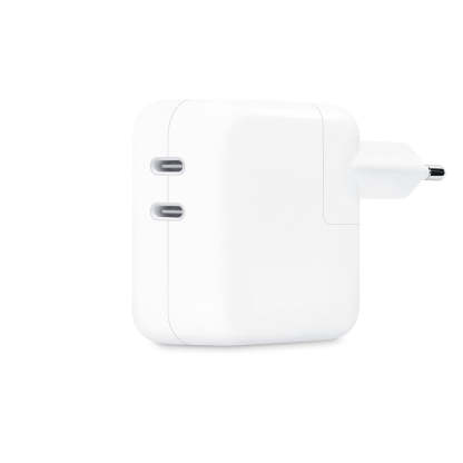 Apthtple 35W Dual USB-C Power Adapter (White)