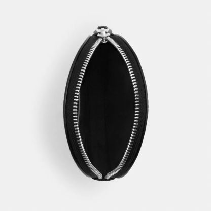 Coin Case In Signature Canvas With Halloween Graphic