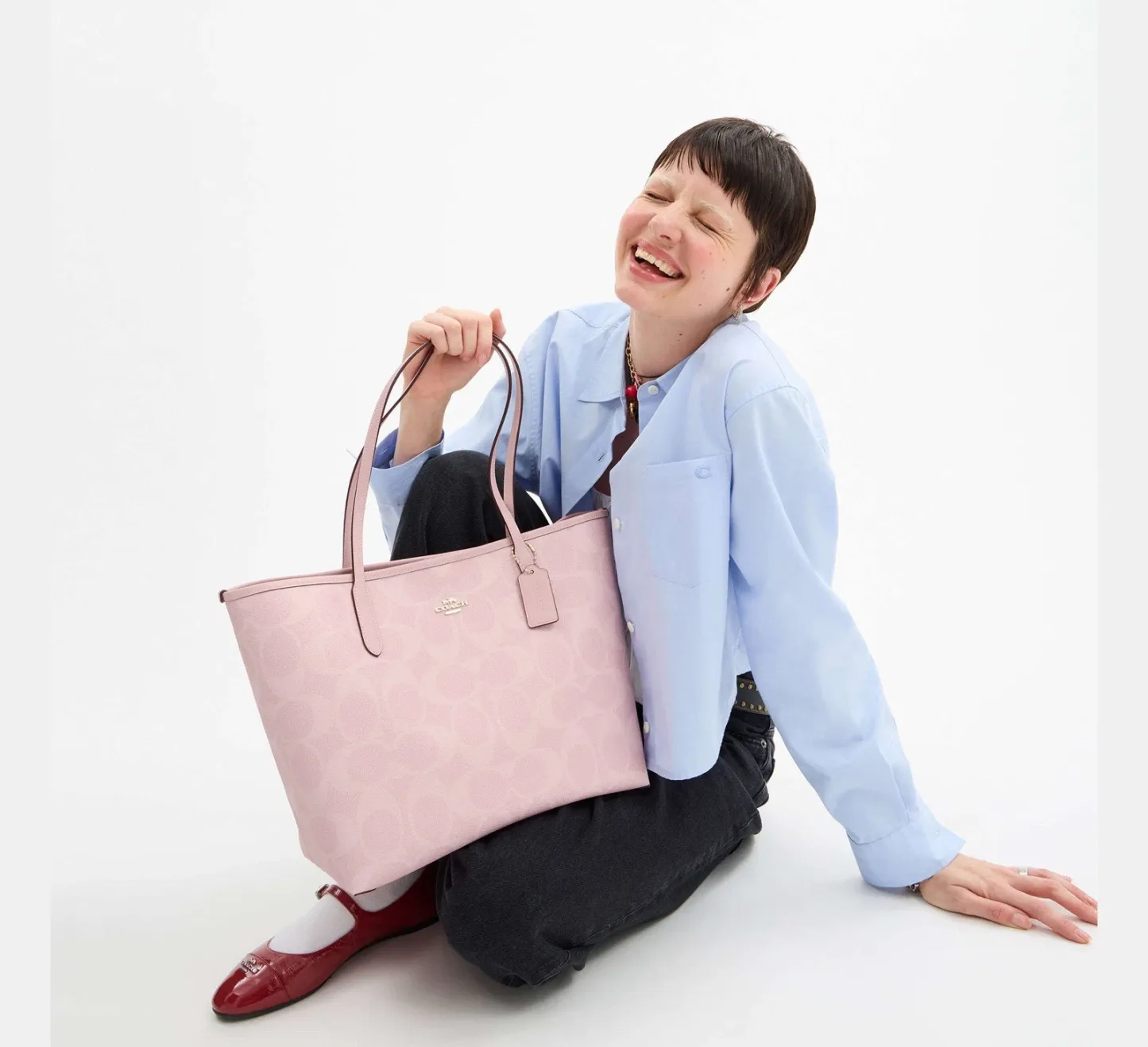 City Tote Bag In Signature Canvas