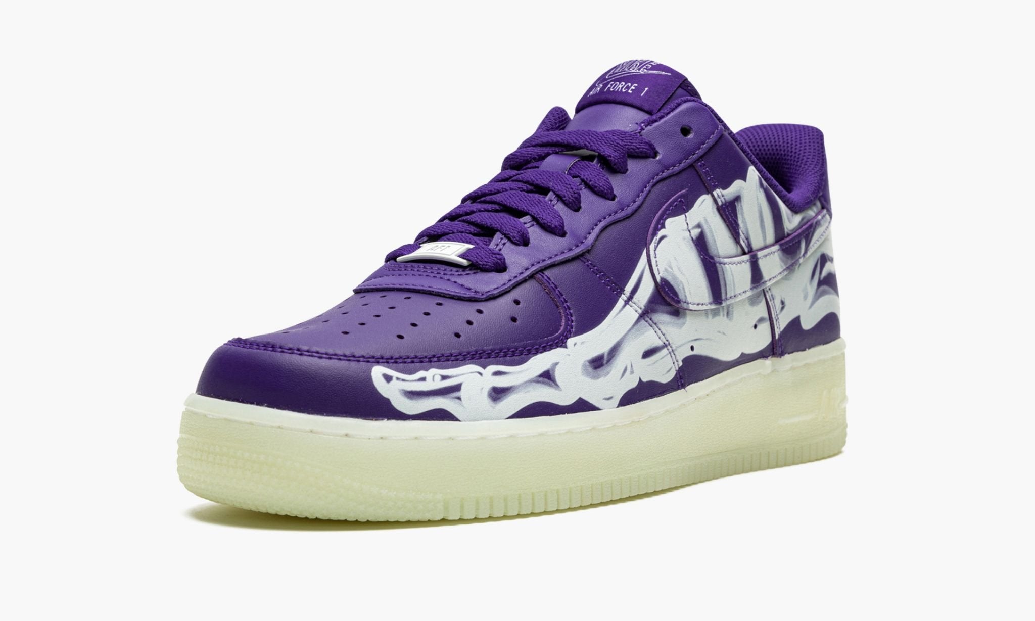 1 Low 7 QS ��Purple Skeleton Halloween