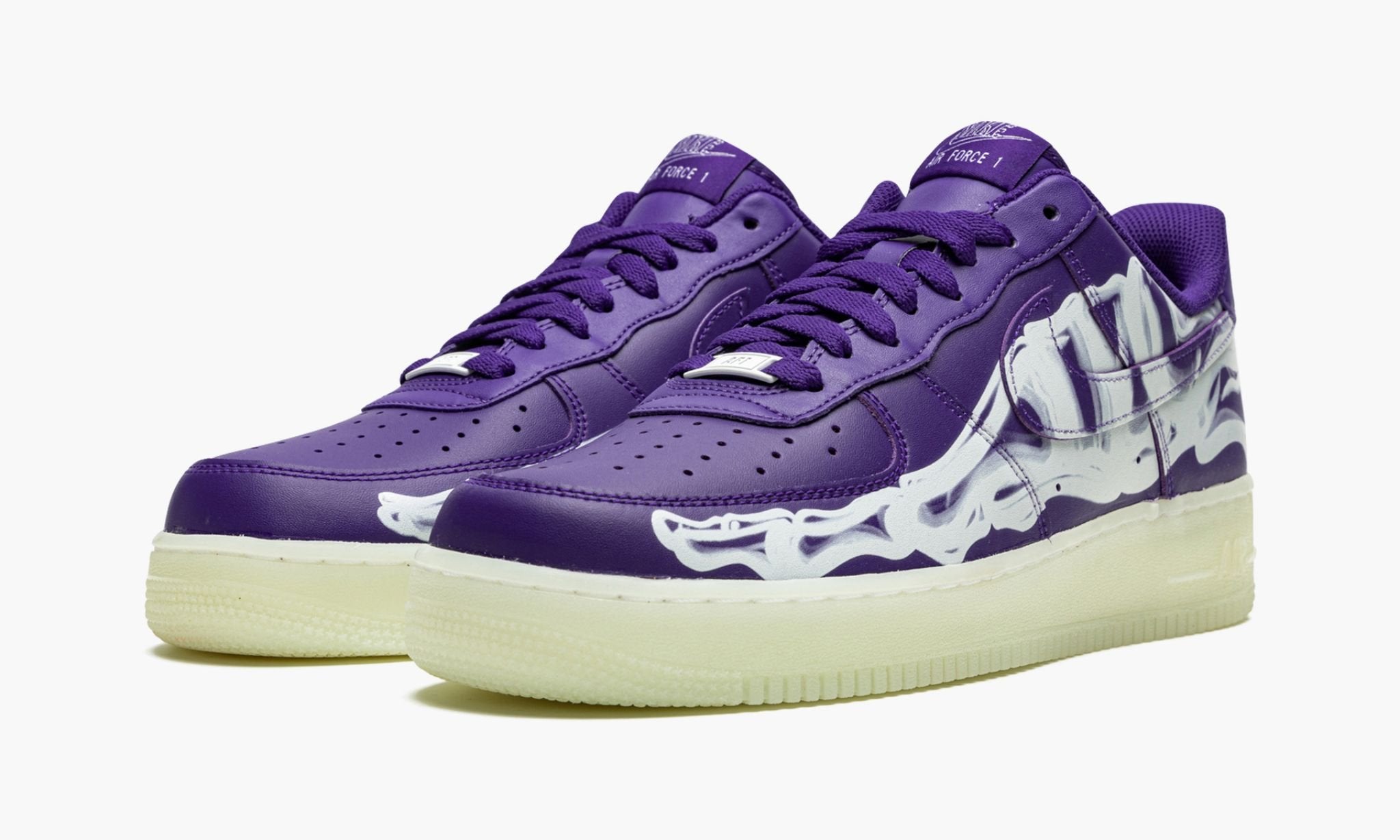 1 Low 7 QS ��Purple Skeleton Halloween